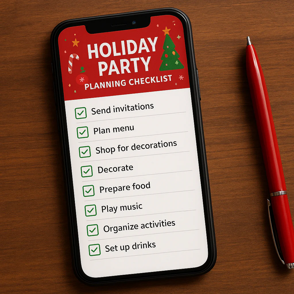 🎉 Top 5 Holiday Party Checklist Apps to Plan Like a Pro (2026) - Party ...