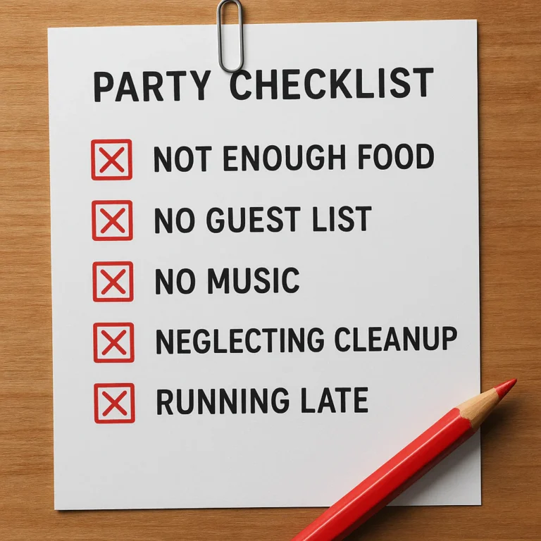 Featured image for 25 Party Checklist Mistakes to Avoid in 2026