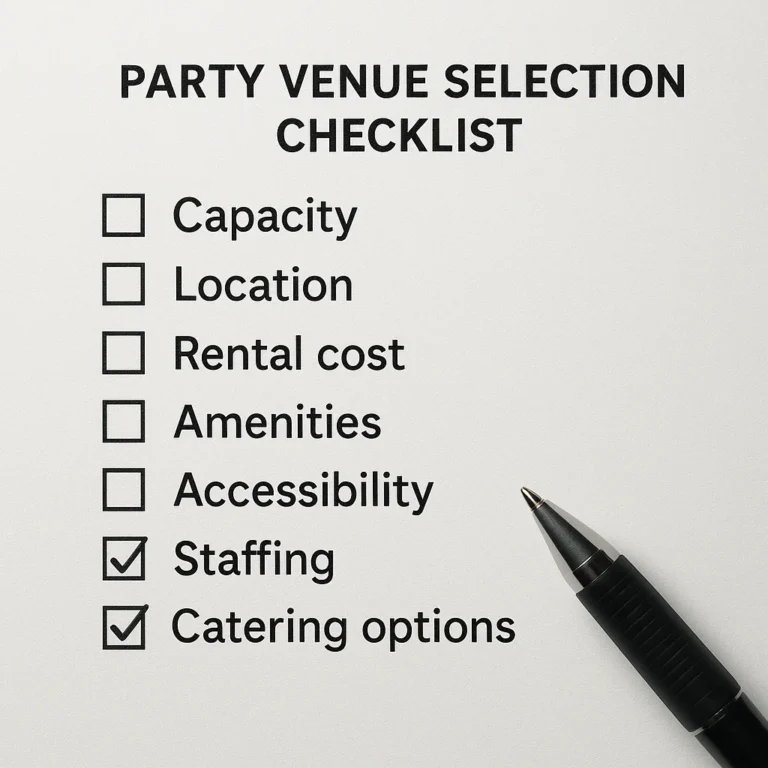 Featured image for 15 Critical Elements for Choosing the Perfect Party Venue 2026